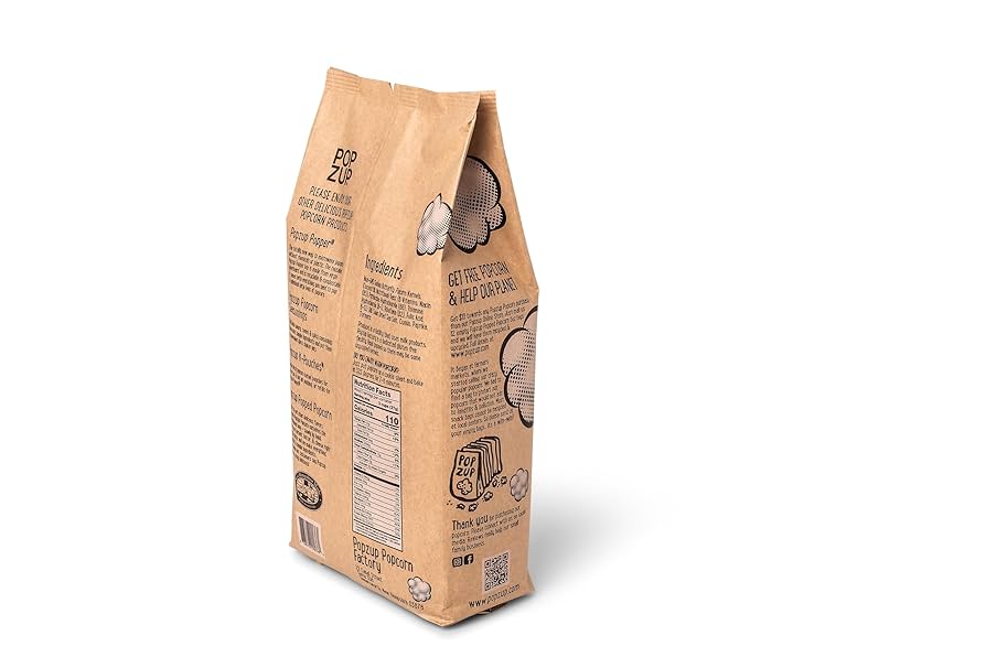 Amazon.com: Popzup Popcorn Two Bags - Popped & Seasoned by